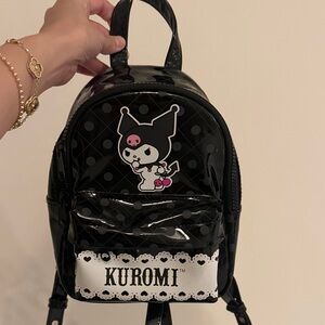 Kuromi Black and White Kids Backpack